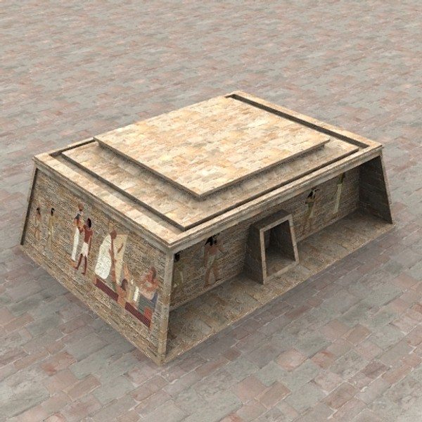 3dsmax egyptian buildings set egypt - Egyptian City Set by scripter