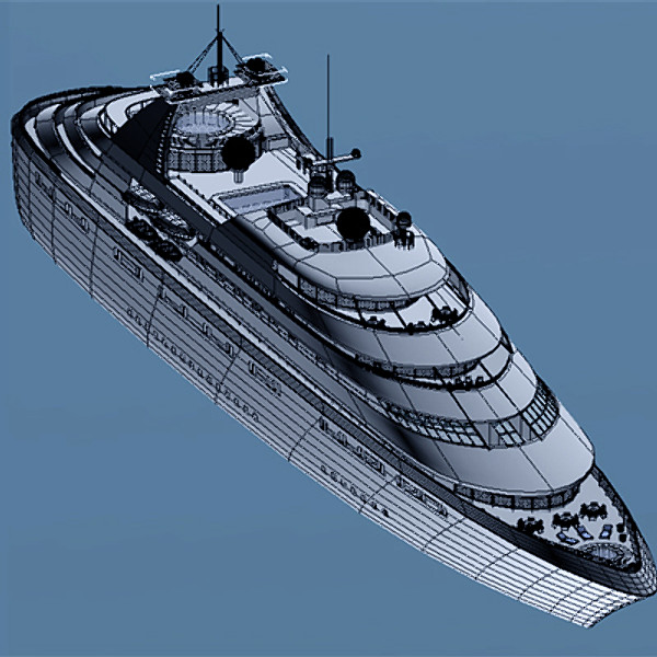 3d model passenger cruise ship - Cruise Ship 02.zip by Giimann