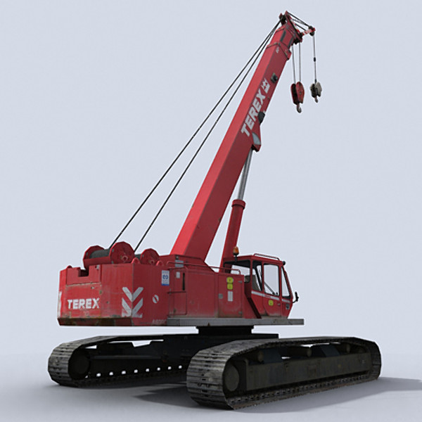 maya crawler crane - Crawler Crane 1 by papillon
