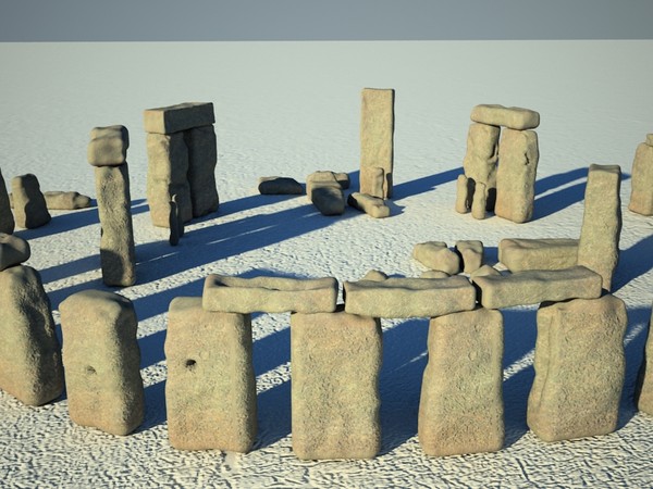 3d model stonehenge world wonders - Stonehenge by yusuf joher taherali