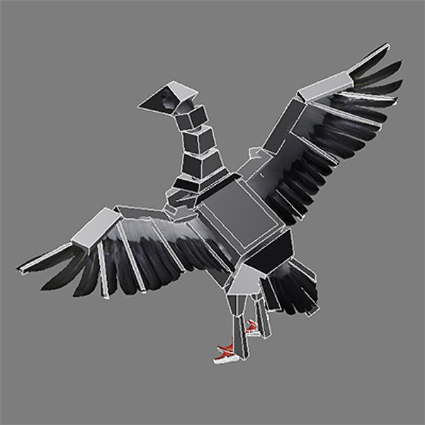 stork flight wings max - Animated Stork by NONECG
