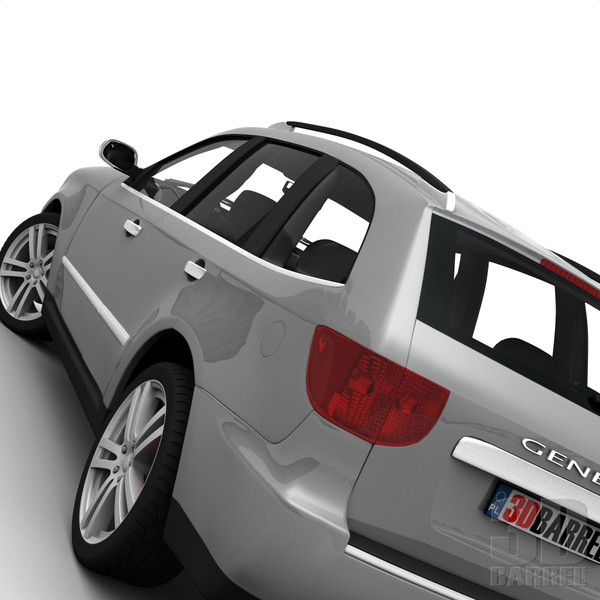 maya generic car - Generic Car 004 - SUV by 3Dbarrel