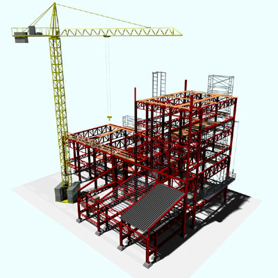 3d construction houses model - Construction 06 by Imagework