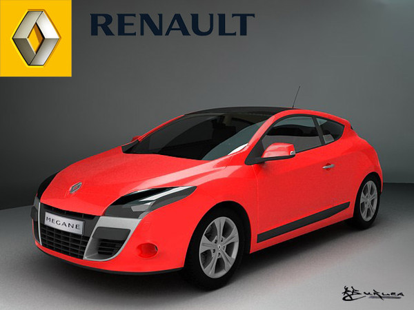 3dsmax renault megane coupe - Renault Megane Coupe2009... by rburlea