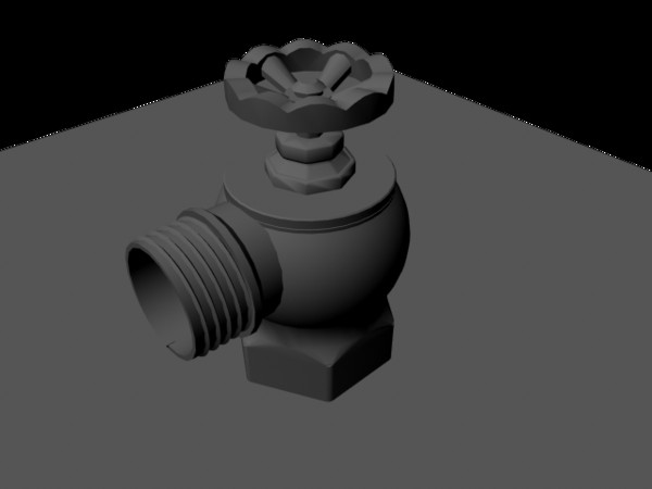 indoor hydrant 3d model - hydrant indoor by ciacho191