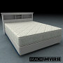 mattress boxsprings bedframe 3d lwo