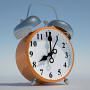 3d retro alarm clock alarmclock model