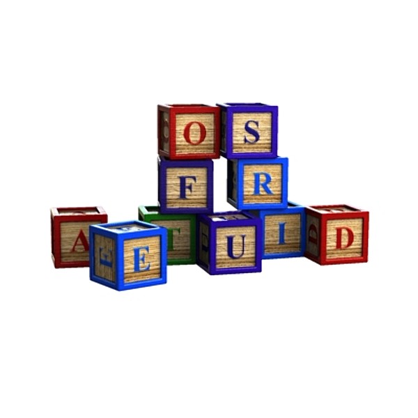 3d toy blocks model - Alphabet Baby Blocks by dastolidigital