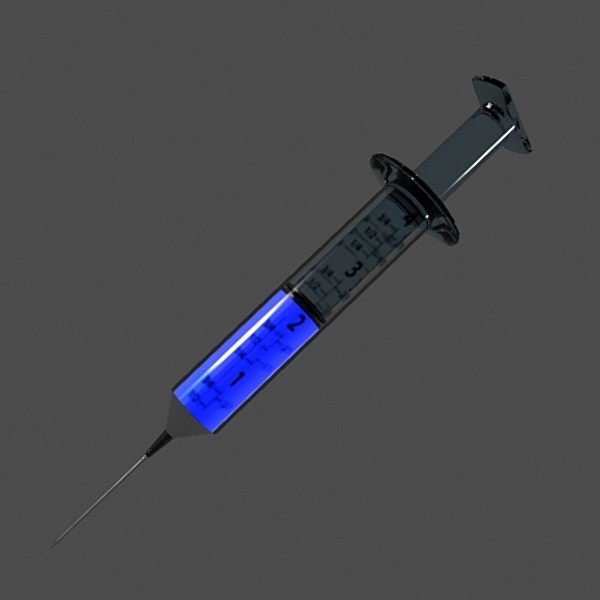 3d syringe - Syringe by dastolidigital