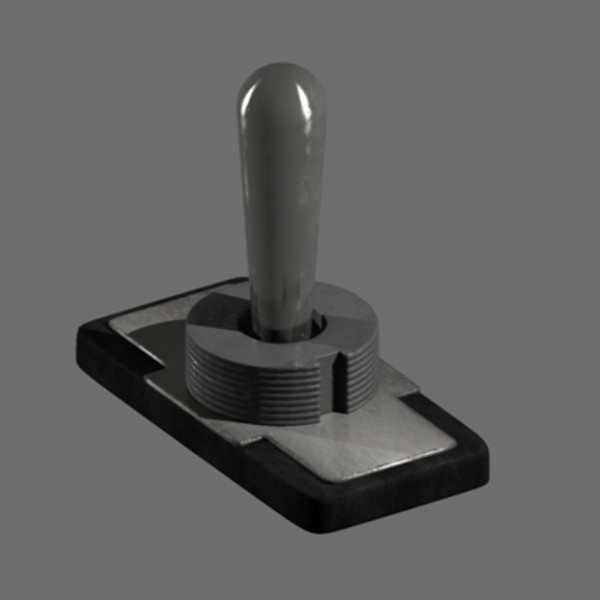 3d industrial toggle switch - Toggle Switch by dastolidigital