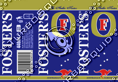 fosters beer - 3d model - Beer Can - Fosters by PixelKiwi