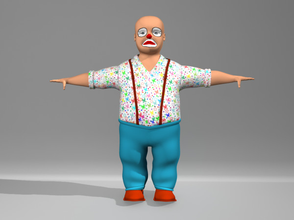 film character ma - Cartoon Clown by ShaderCo