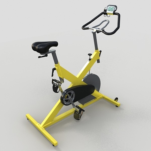 3d cardio gym equipment cycle model - cardio equipment by monkeyodoom