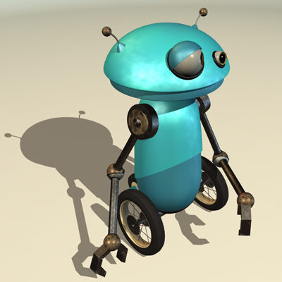 3ds max funny rupert retard - Rupert the Misguided Robot... by little toyshop of uncle nazghul