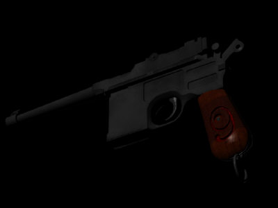 3d mauser red gun model - Mauser_RedNine.obj by fishzombie