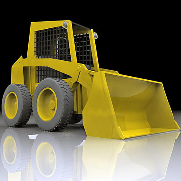 3d model skid steer - Skid steer... by QLEE