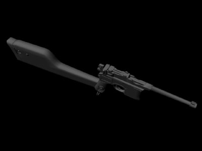 3d mauser red gun model - Mauser_RedNine.obj by fishzombie
