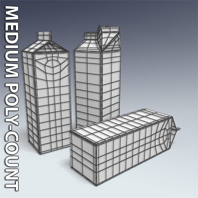 litre milk carton 3d model - Milk Carton - 1 litre by Adam Walker Film