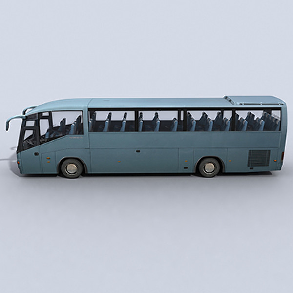 coach vehicle 3d model - Coach 1 by papillon