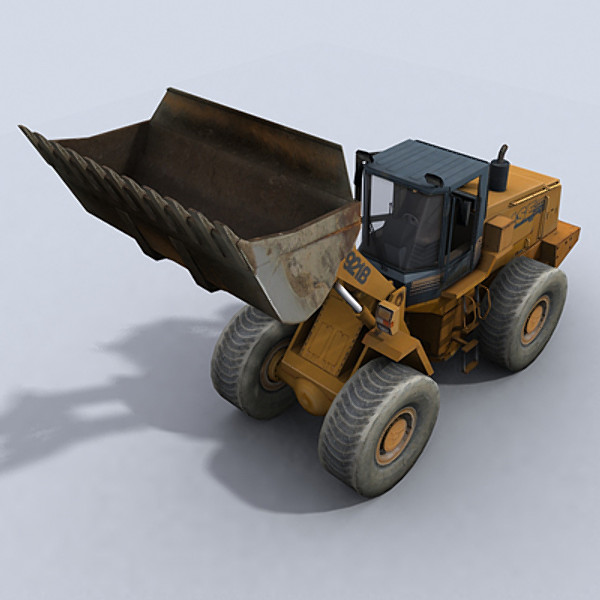 loader industrial 3d max - Front Loader 1 by papillon