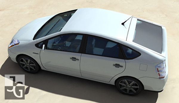 3d toyota prius model - Toyota Prius by Solancla
