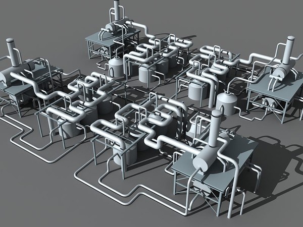 3d industrial unit 1 - Industrial unit 1... by yusuf joher taherali