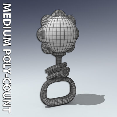 3d baby rattle model - Rattle by Adam Walker Film