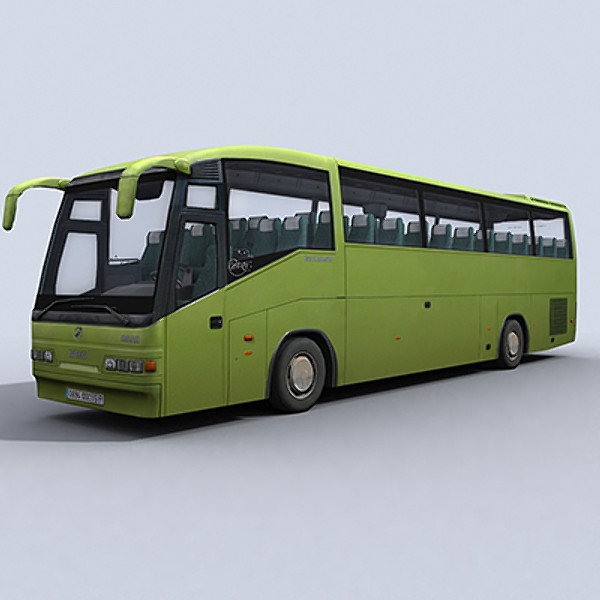 coach vehicle 3d model - Coach 1 by papillon