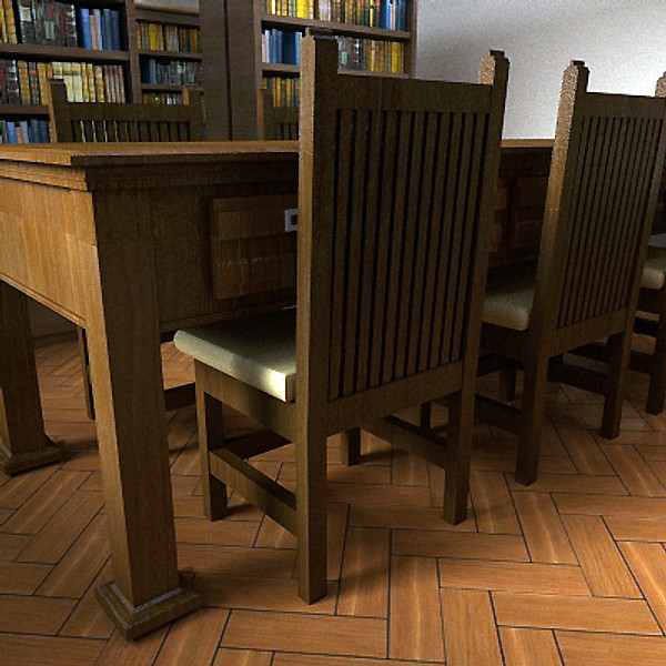 3dsmax interior library - Library Interior by scripter