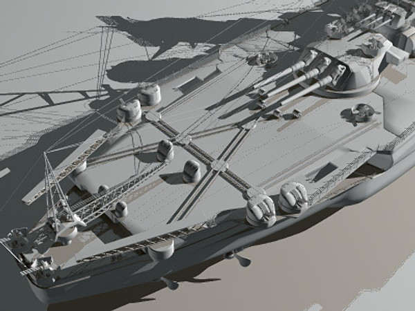 3d japanese battleship yamato navy ship - YAMATO battleship Huge model by earth art