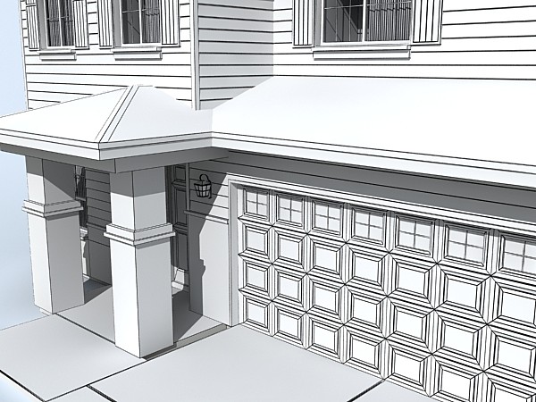 3d house set - house set 2 by monkeyodoom