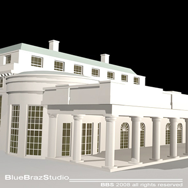 3d model white house complex - White House Complex... by BraZ