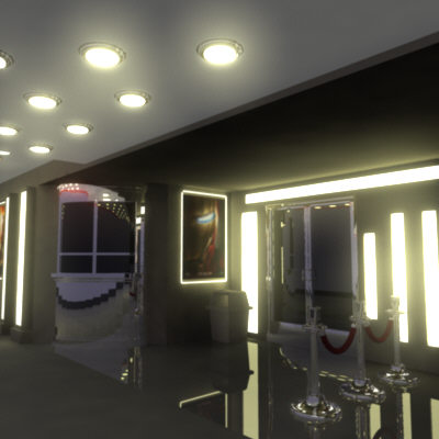 theater stanchions movie max - Theater by AhearnART