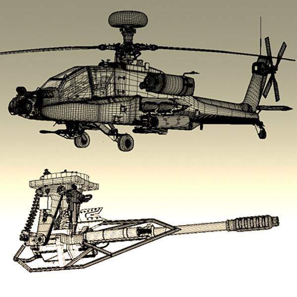 apache longbow helicopter 3d model - Apache Longbow Helicopter by Pekdemir