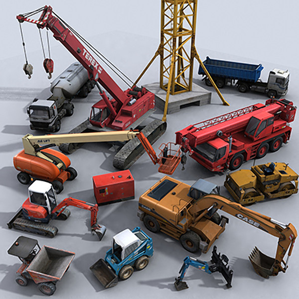 realtime public works vol 2 3d model - Public Works Collection Vol.2 by papillon