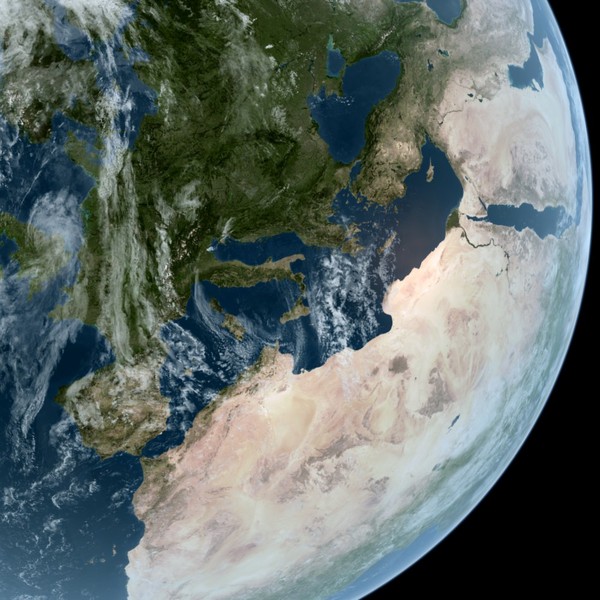 3ds max earth 16k - Photorealistic Earth 16k by startrek37