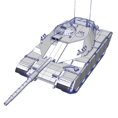 fbx m60t sabra iii main - M60T Sabra III Main Battle Tank... by PROTOCG