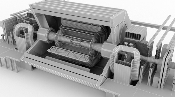 3d large hadron collider lhc model - Large Hadron Collider (LHC) by Tornado Studio