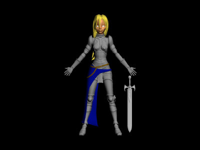 3d joan arc model - JoanOfArc-Model.max by lethal3d