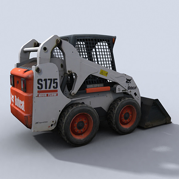 3d model bobcat skidsteer 2 - SkidSteer 2 by papillon