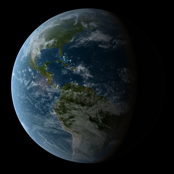 3ds max earth 16k - Photorealistic Earth 16k by startrek37