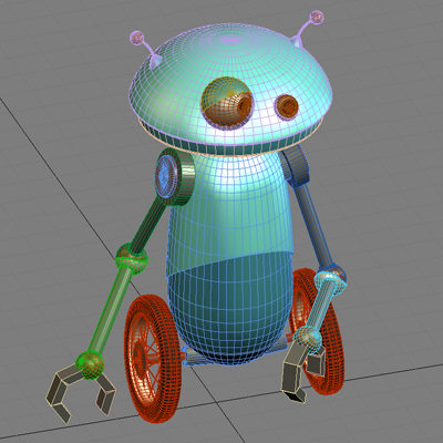 3ds max funny rupert retard - Rupert the Misguided Robot... by little toyshop of uncle nazghul