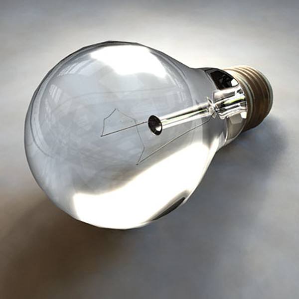 3d incandescent light bulb model - Lightbulb_01... by lightfiretech