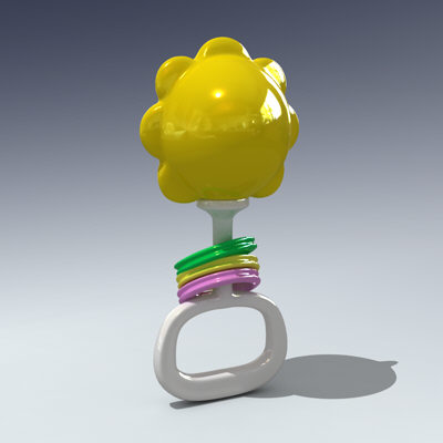 3d baby rattle model - Rattle by Adam Walker Film