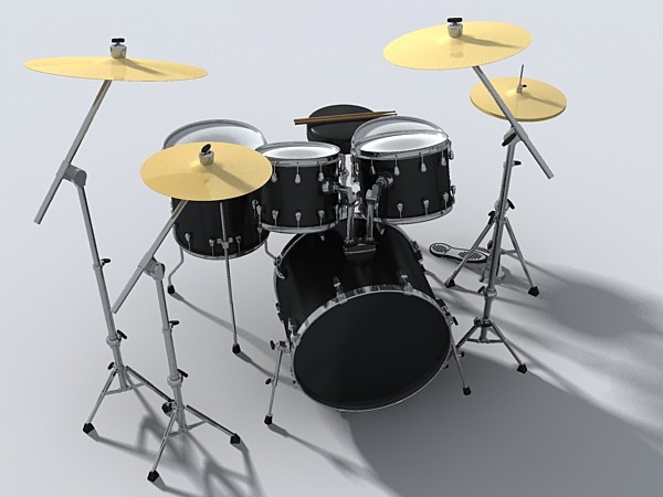 3d band rock guitar - band set by monkeyodoom