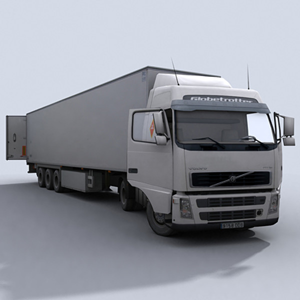 refrigerated transport truck 3ds - Refrigerated Transport Truck 1 by papillon