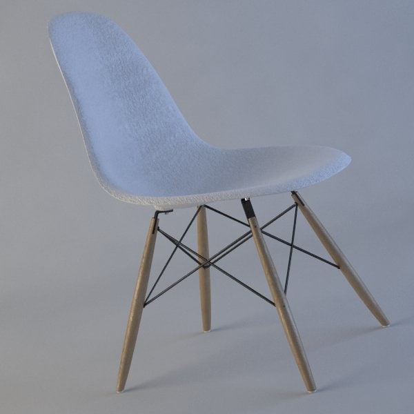 3d 3ds chair charles eames plastic - Eames Plastic Side Chair... by BBB3viz