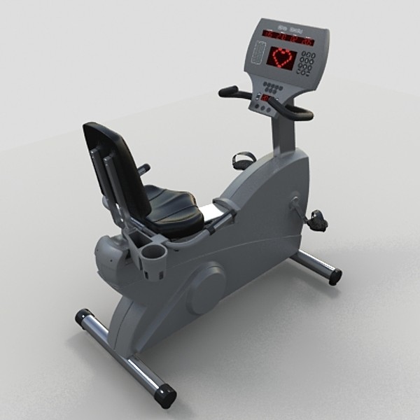 3d cardio gym equipment cycle model - cardio equipment by monkeyodoom