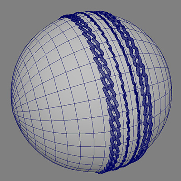 leather cricket ball 3d model - Cricket Ball, Leather by PROTOCG