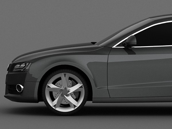 audi a5 luxury 3d model - Audi A5 by fabelar
